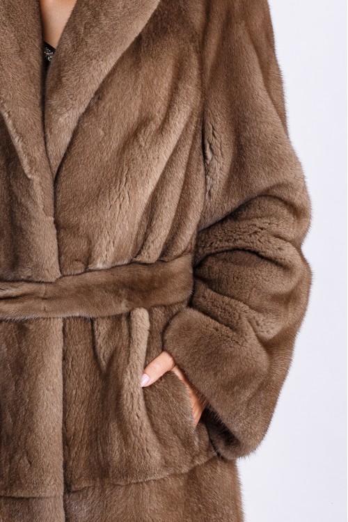 Пальто из норки М-2101
